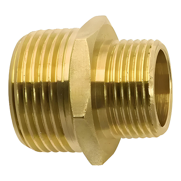 Niple redução latão 1" X 3/4"