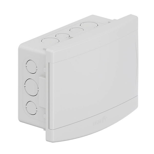 Quadro de distribuição embutir 6 a 8 disj tigre