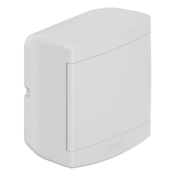 Quadro de distribuição sobrepor 3/4 disjuntor branco tigre