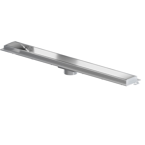 Grelha de ralo linear inox 70 cm tigre