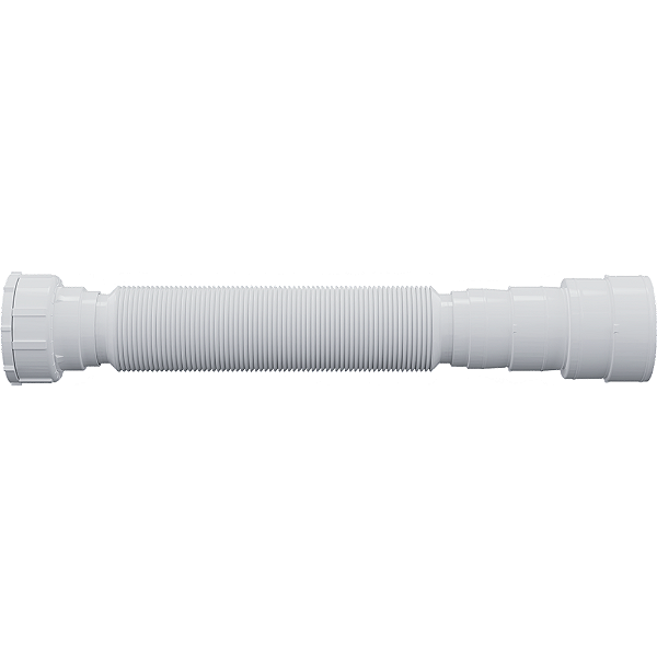 Sifão tubo extensivo universal branco porca pp blukit