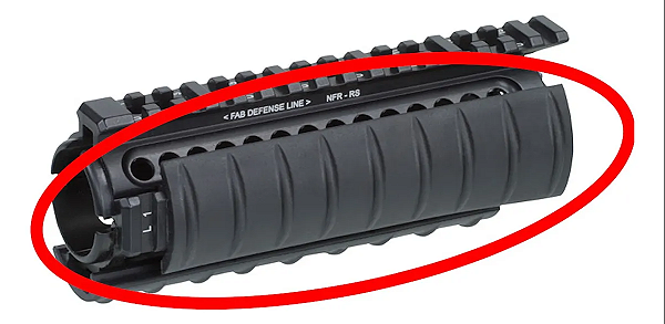 Protetor de Trilho Picatinny para Airsoft Trilho 20 / 22mm T4 M4 Armas