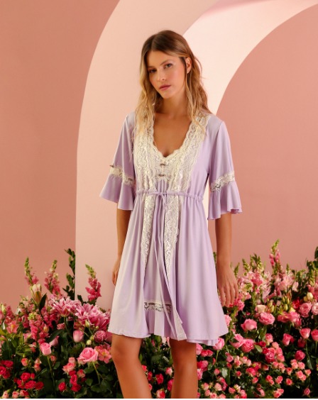CAMISOLA MATERNIDADE + ROBE AME