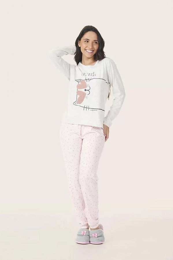 PIJAMA FEM GATO