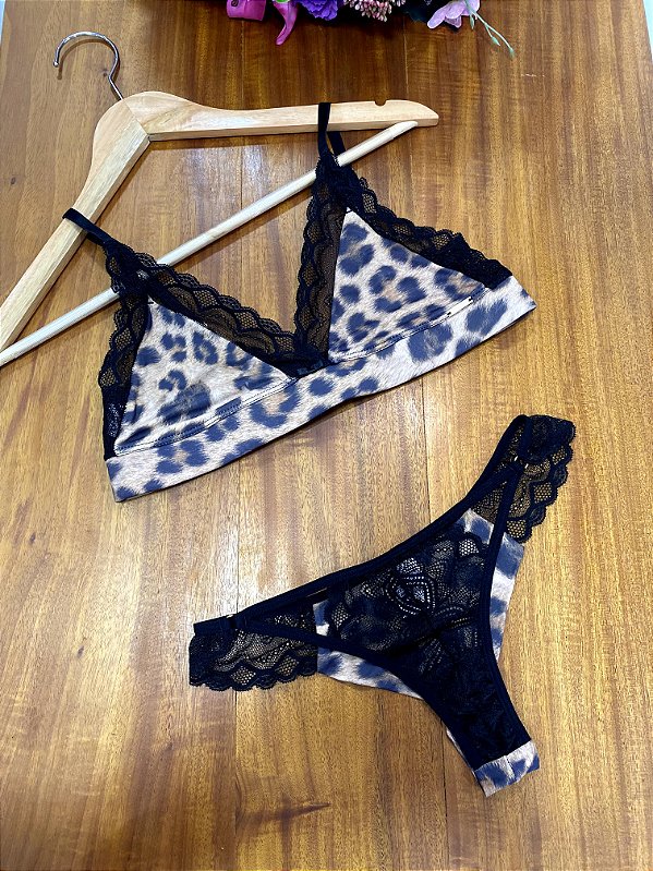 CONJUNTO LIGANETE ONÇA
