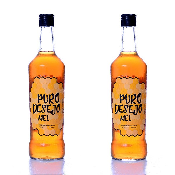 Combo 2 Garrafas Bebida Alcóolica Mista Puro Desejo - Mel
