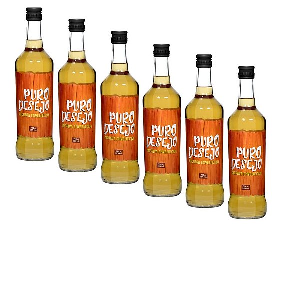Combo 6 garrafas Cachaça Envelhecida em Carvalho Puro Desejo