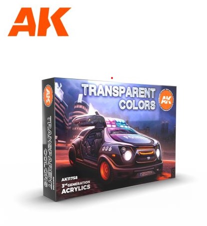 AK Interactive Transparent Colors Set