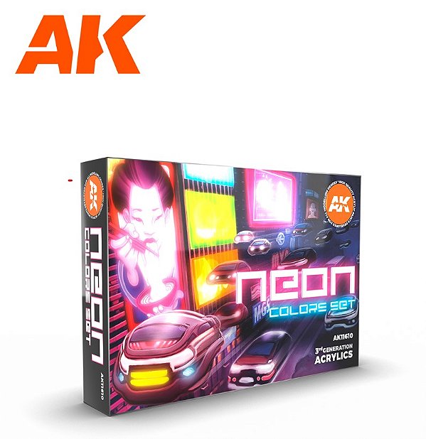 AK Interactive Neon Colors Set