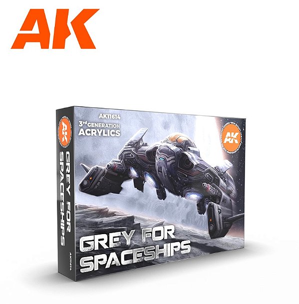 AK Interactive Grey for Spaceships Set
