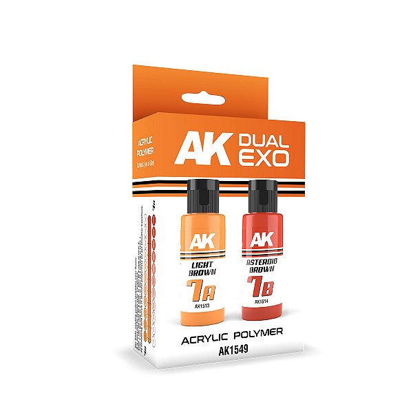 DUAL EXO SET 7 - 7A LIGHT BROWN &amp; 7B ASTEROID BROWN