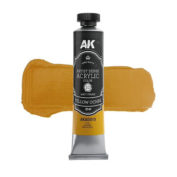 Yellow Ochre - Artistic Dense Acrylic Color