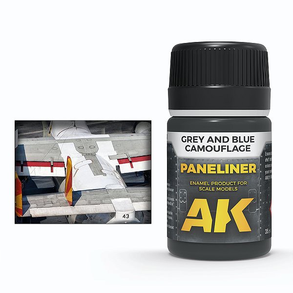 Paneliner For Grey And Blue Camouflage