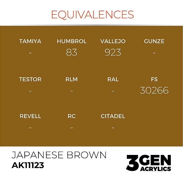 JAPANESE BROWN – STANDARD
