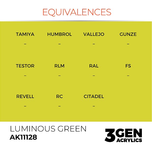 LUMINOUS GREEN - STANDARD