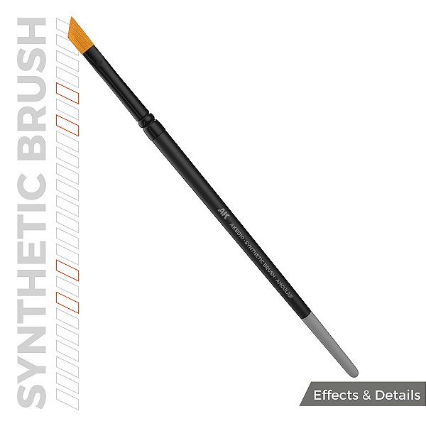 AK SYNTHETIC BRUSH - ANGULAR