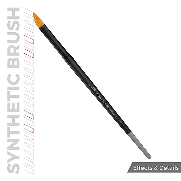 AK SYNTHETIC BRUSH - DAGGER XL