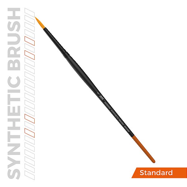 AK SYNTHETIC BRUSH - ROUND 2