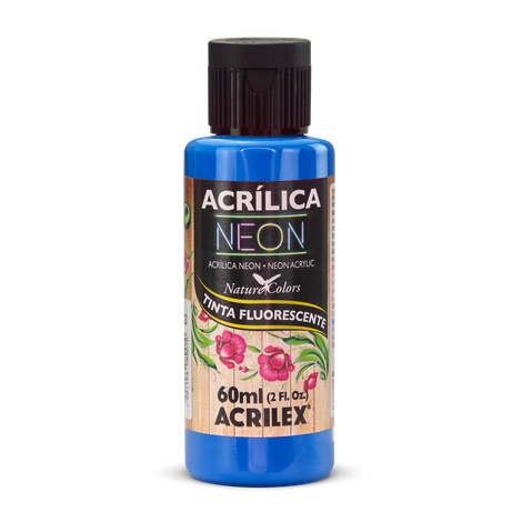 ACRILICA FOSCA NEON 60ML AZUL