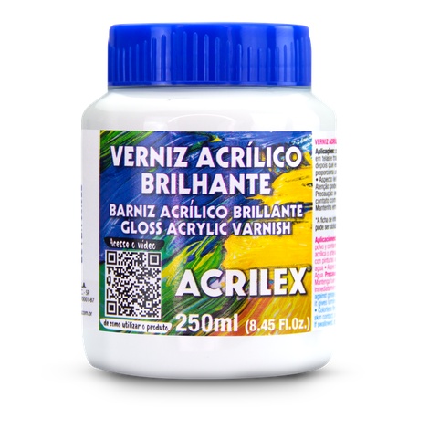 VERNIZ ACRIL. BRILHANTE 250ML SEM COR