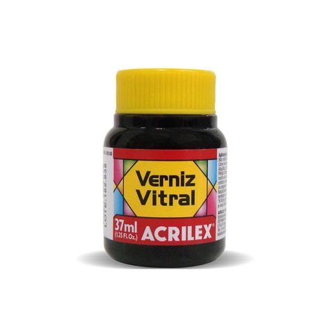 VERNIZ VITRAL/37ML VERMELHO FOGO