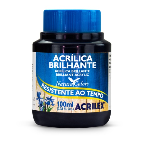 ACRILICA BRILHANTE 100ML PRETO