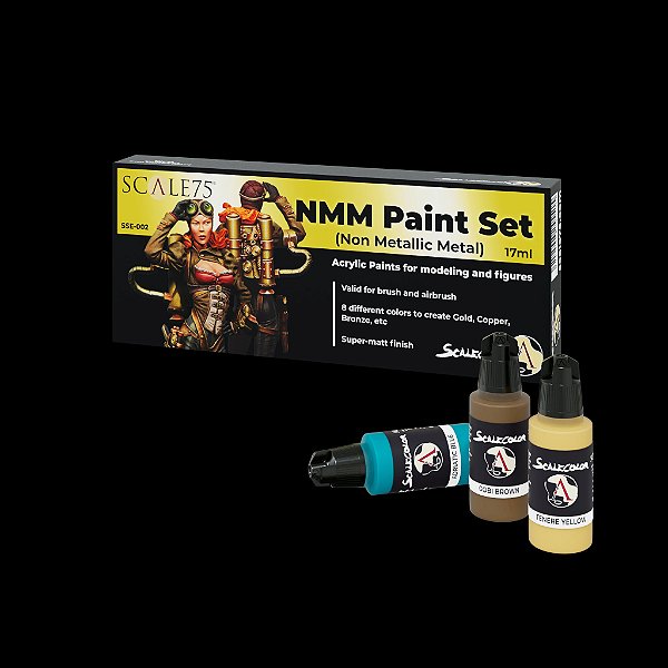 NMM GOLD PAINTS SET-8 units 17 ml