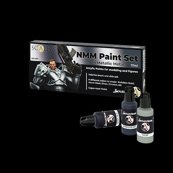 NMM STEEL ACRYLICS PAINTS SET-8