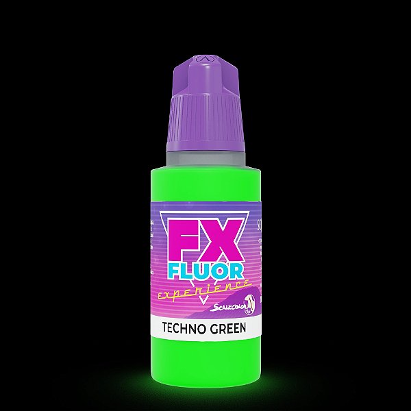 TECHNO GREEN ACRYLIC PAINT 17