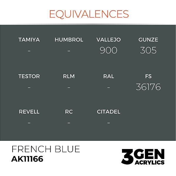 FRENCH BLUE – STANDARD