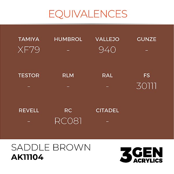 SADDLE BROWN – STANDARD