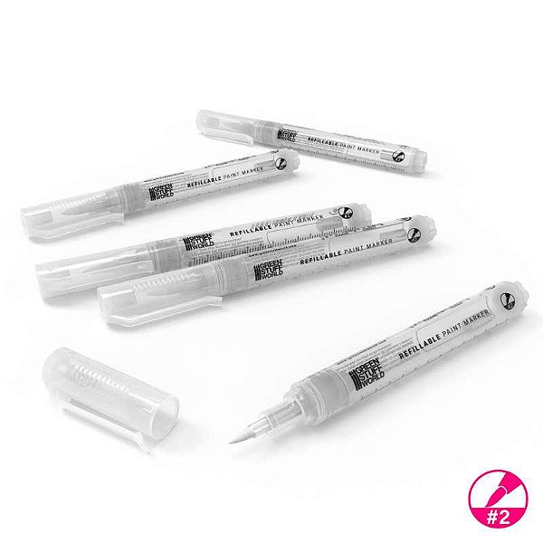Refillable markers 2 (pack x6)