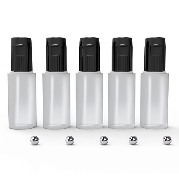 Empty Dropper Bottles 17ml with Mixing Balls