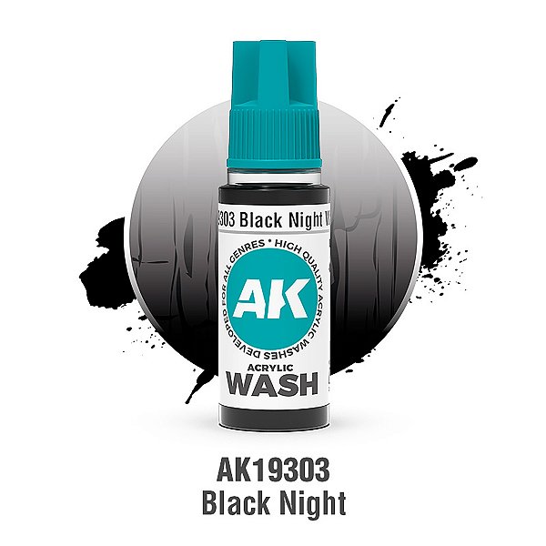 Black Night - Acrylic Wash