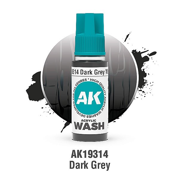 Dark Grey - Acrylic Wash