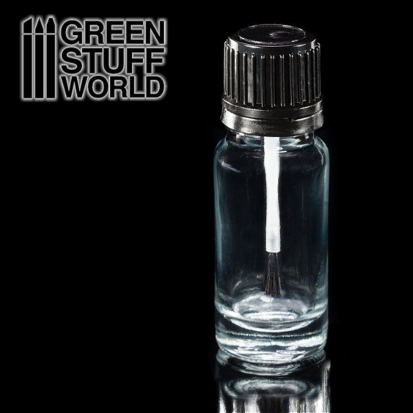 Empty Crystal Bottle with Brush