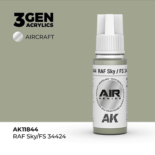 Tinta Acrílica AK Interactive 3GEN AIR RAF Sky FS 34424 18ml