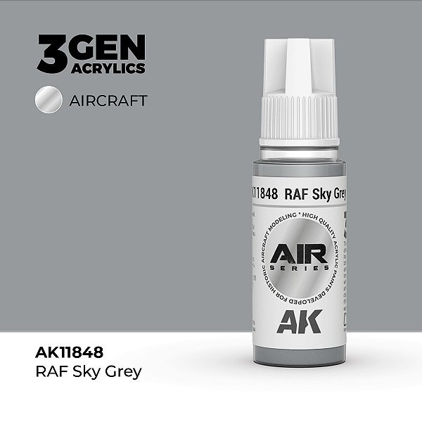 Tinta Acrílica AK Interactive 3GEN AIR RAF Sky Grey 18ml