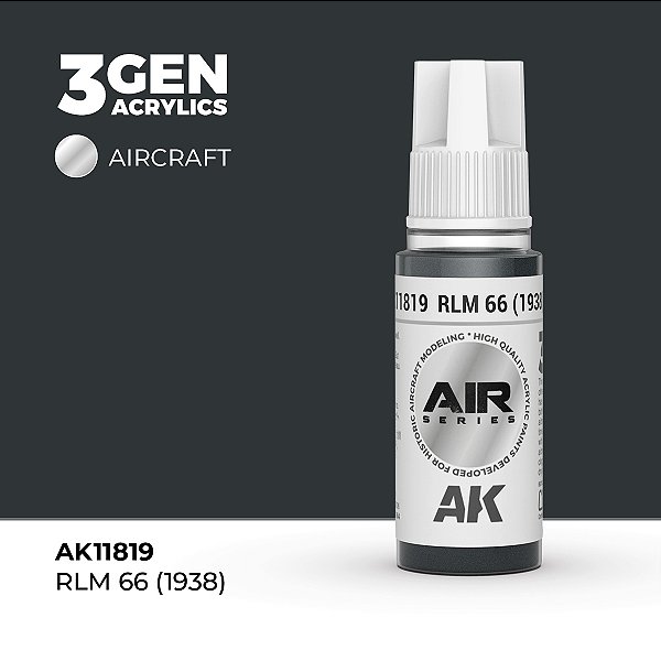 Tinta Acrílica AK Interactive 3GEN AIR RLM 66 (1938) 18ml