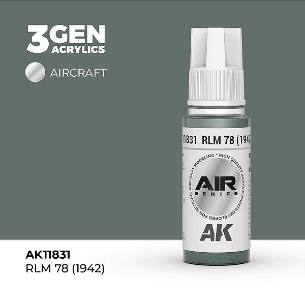 Tinta Acrílica AK Interactive 3GEN AIR RLM 78 (1942) 18ml