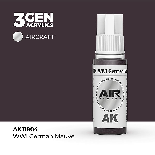 Tinta Acrílica AK Interactive 3GEN AIR WWI German Mauve 18ml