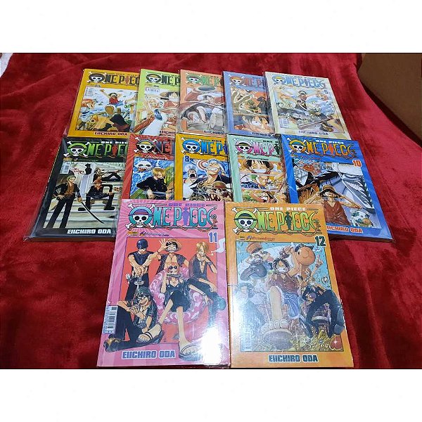 Mangá One Piece - Volumes 1 ao 12