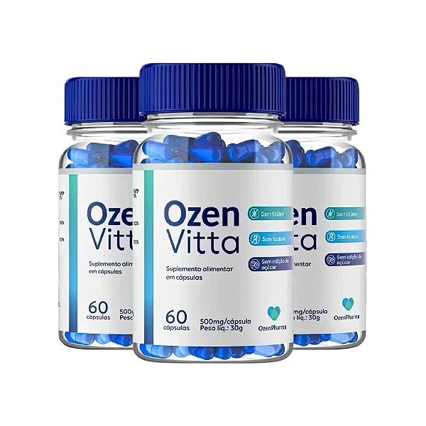 OzenVitta 60 Cápsulas |  Kit com 3 Frascos | Suplemento Alimentar
