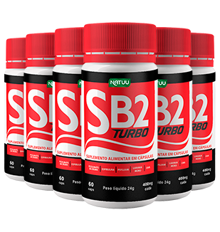 SB2 Turbo 60 Cápsulas | Kit de 5 Pote