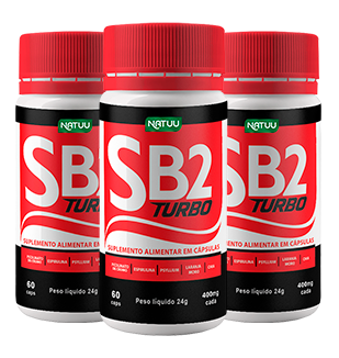 SB2 Turbo 60 Cápsulas | Kit de 3 Pote