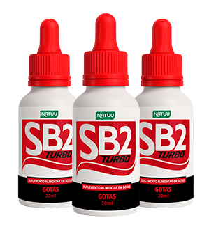 SB2 Turbo Gotas 30ml | Kit 3 de Frasco
