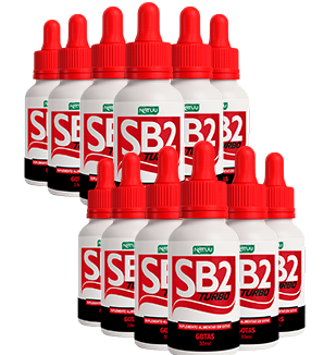 SB2 Turbo Gotas 30ml | Kit 12 de Frasco