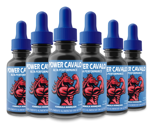 Power Cavalo Gotas 30ml | Kit 6 Frasco
