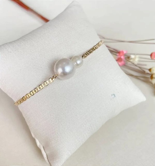 Pulseira Piastrine de Pérola