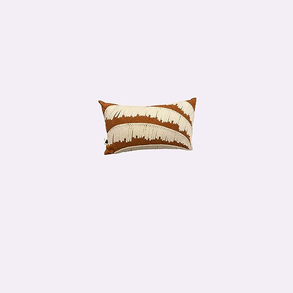 Almofada Boucler Ferrugem Pamela 58 x 35 cm